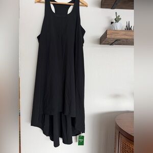 NWT HALARA Black High Low Dress - 1X